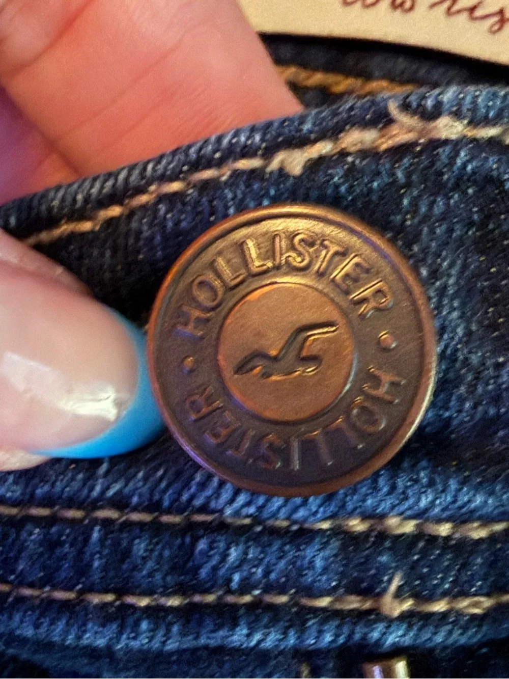 Hollister Rolled Cuff Denim Shorts